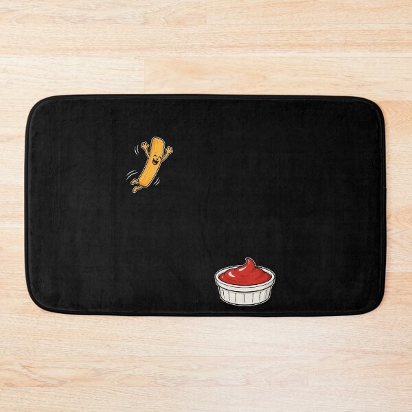 Item preview, Potato Fry Diving Into Ketchup Funny Food designed and sold by elderberry.