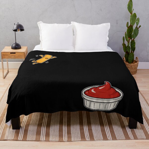 Item preview, Potato Fry Diving Into Ketchup Funny Food designed and sold by elderberry.