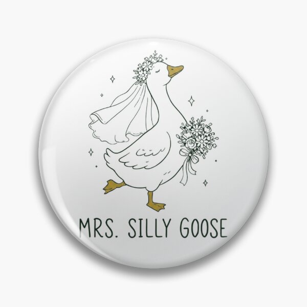 Item preview, Mrs Silly Goose Bride Wedding Funny Animal Illustration designed and sold by haitrieuic96.