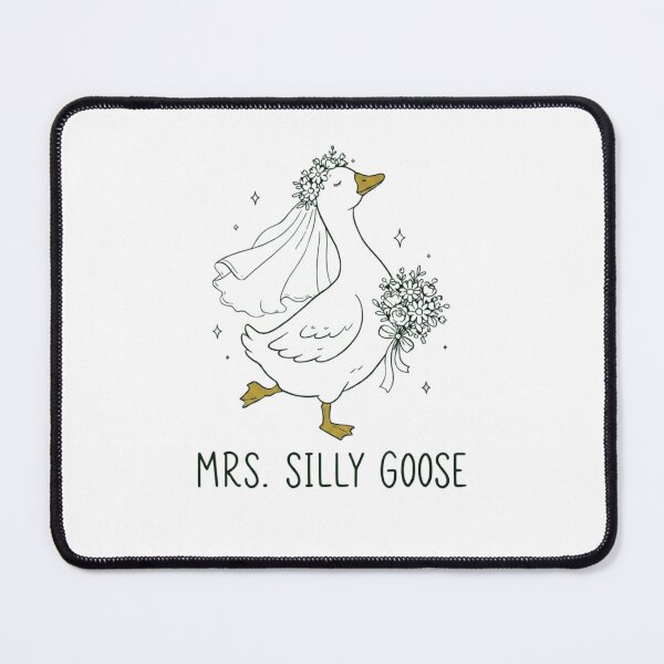 Item preview, Mrs Silly Goose Bride Wedding Funny Animal Illustration designed and sold by haitrieuic96.