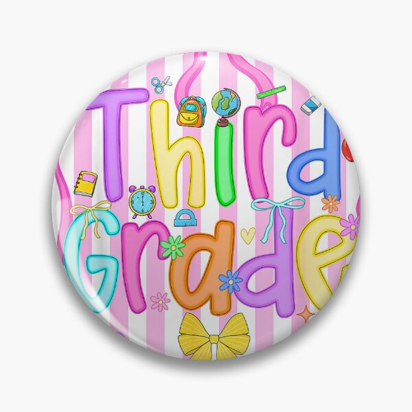 Item preview, Back to School Third Grade Girls Bow 3rd Grade Teachers Kids T-Shirt designed and sold by DArtfulStudio.