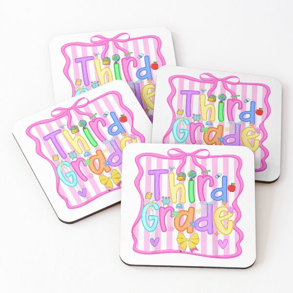 Item preview, Back to School Third Grade Girls Bow 3rd Grade Teachers Kids T-Shirt designed and sold by DArtfulStudio.