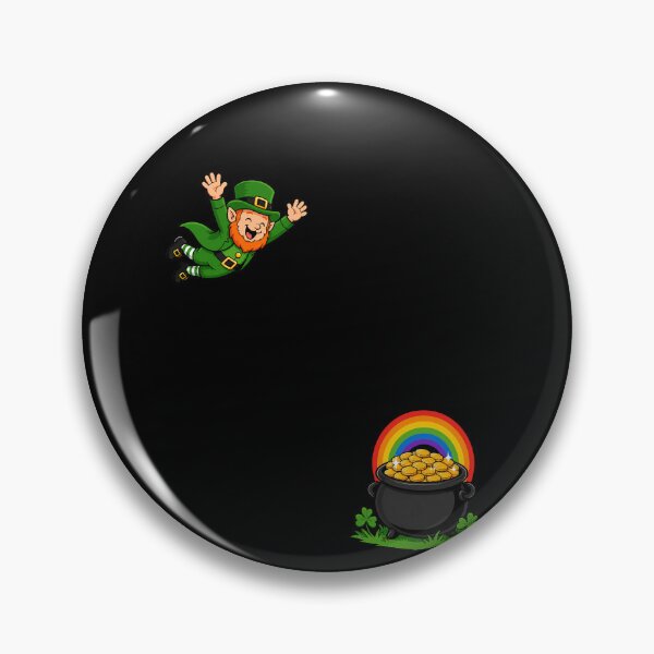 Item preview, St Patricks Day Treasure Diving Leprechaun designed and sold by elderberry.