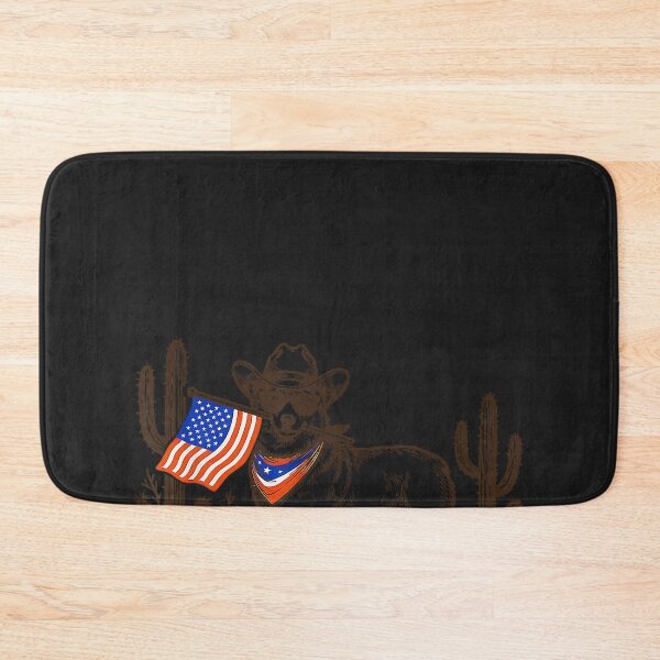 Item preview, Corgi Dog 4th of July Cowboy Western USA American Flag designed and sold by CriseldaBruning.