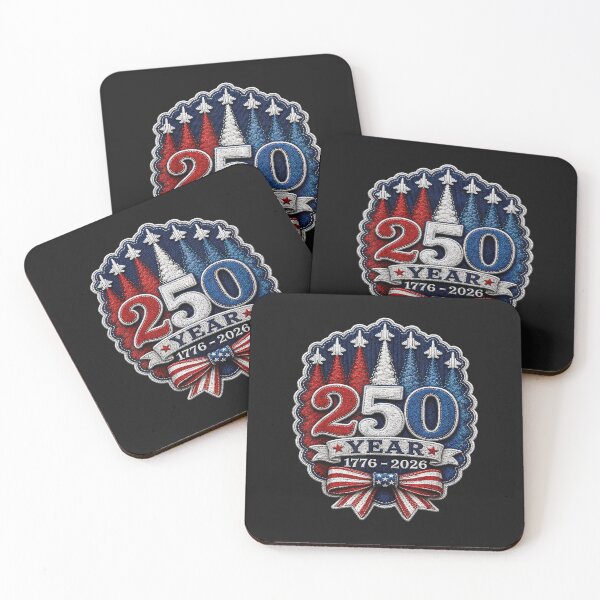 Item preview, 250th Anniversary USA Patriotic 250 Years USA Chenille Patch designed and sold by FrankIsabel.
