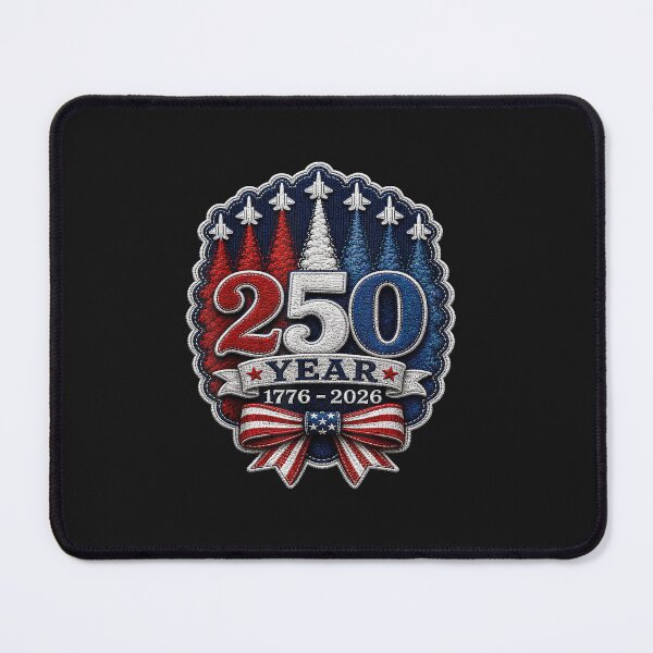 Item preview, 250th Anniversary USA Patriotic 250 Years USA Chenille Patch designed and sold by FrankIsabel.