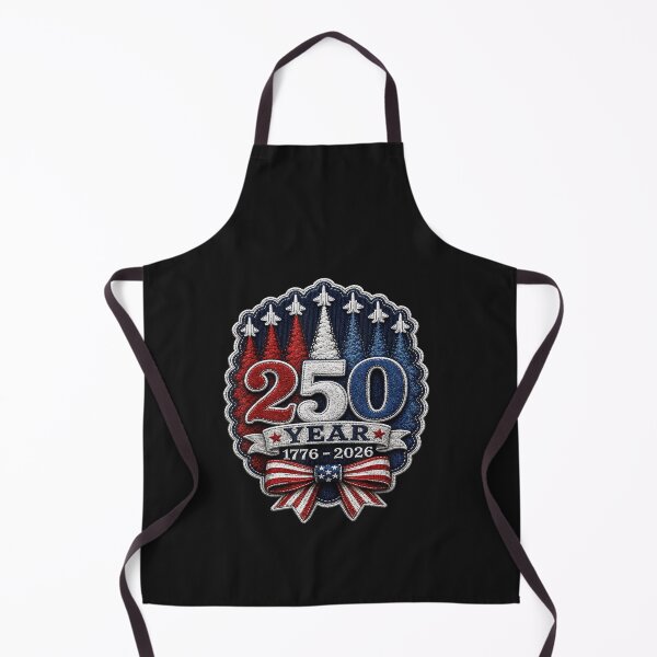 Aperçu de l'œuvre Écusson chenille patriotique du 250e anniversaire des États-Unis créée et vendue par FrankIsabel.