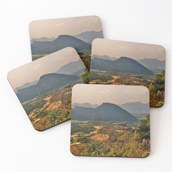 Item preview, Natural landscapes and lush hills under a warm sky designed and sold by franck380.