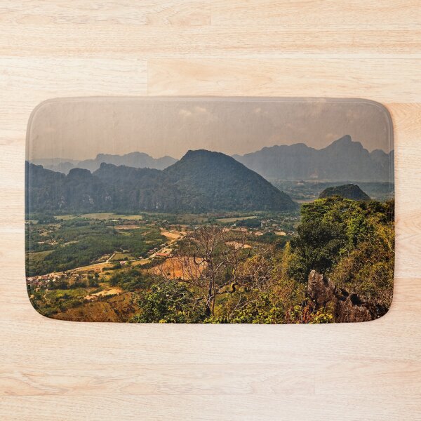 Item preview, Natural landscapes and lush hills under a warm sky designed and sold by franck380.
