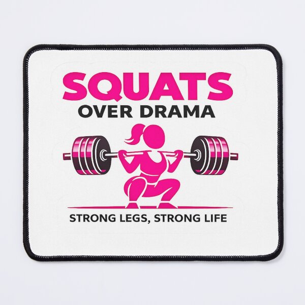 Item preview, Squats Over Drama Strong Legs Strong Life designed and sold by Digistore1221.
