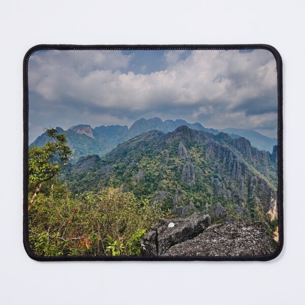 Item preview, Natural landscapes and lush hills under a warm sky designed and sold by franck380.