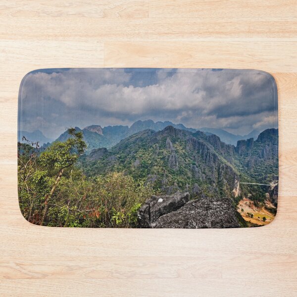 Item preview, Natural landscapes and lush hills under a warm sky designed and sold by franck380.