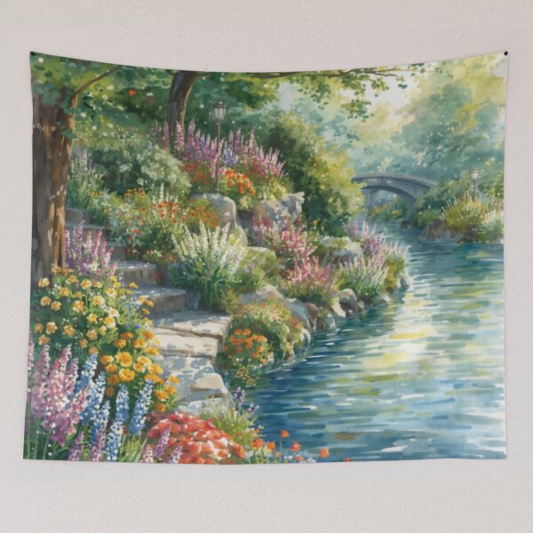 Item preview, Flower Garden River designed and sold by SeaStarAlex.