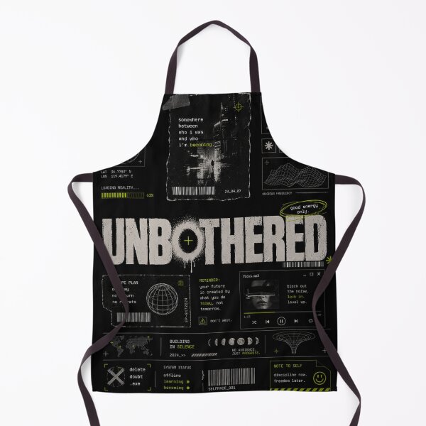 Item preview, Unbothered Dark Motivation Aesthetic Poster | Self Improvement Streetwear Graphic designed and sold by NBT-NOVA.