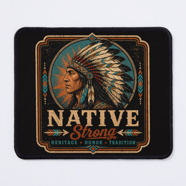 Item preview, Native Strong | Heritage Honor Tradition Native American Shirt designed and sold by PralinePeacock.
