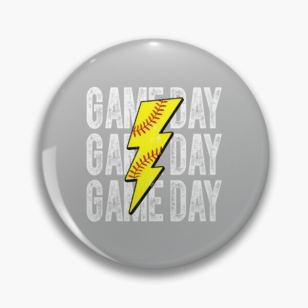 Item preview, Game Day Softball Lightning Bolt Softball Mom Dad Girl Boy Long Sleeve designed and sold by ArleneRowe.