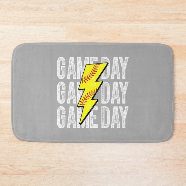 Item preview, Game Day Softball Lightning Bolt Softball Mom Dad Girl Boy Long Sleeve designed and sold by ArleneRowe.
