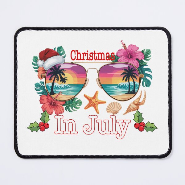 Item preview, Christmas in July Tropical Beach Summer Vacation designed and sold by QuiteOrbit.
