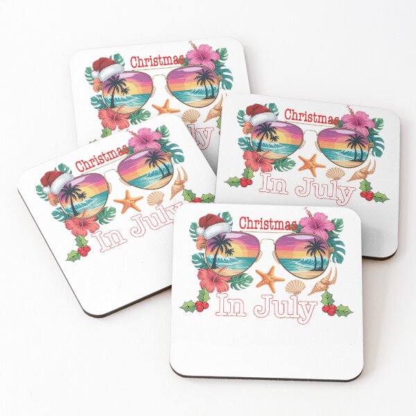 Item preview, Christmas in July Tropical Beach Summer Vacation designed and sold by QuiteOrbit.