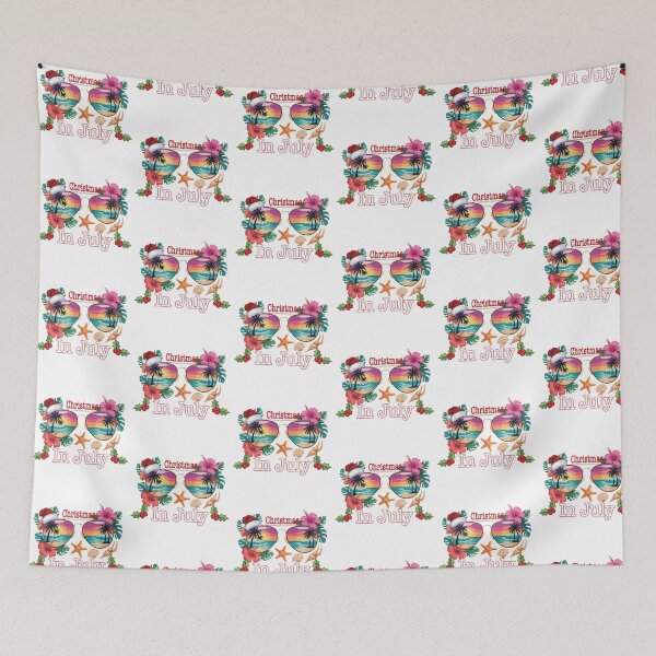 Item preview, Christmas in July Tropical Beach Summer Vacation designed and sold by QuiteOrbit.