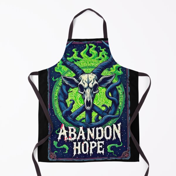 Item preview, Abandon Hope Dark Supernatural Occult Skull designed and sold by Neer arts.