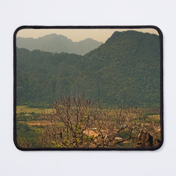 Item preview, Tropical mountain landscape and peaceful green valley designed and sold by franck380.