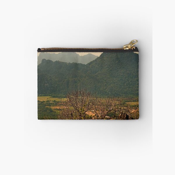 Item preview, Tropical mountain landscape and peaceful green valley designed and sold by franck380.