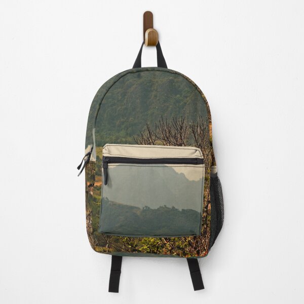 Item preview, Tropical mountain landscape and peaceful green valley designed and sold by franck380.