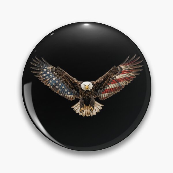 Item preview, Bald Eagle American Flag Wings Spread Flying Patriotic designed and sold by Toddtheknight.