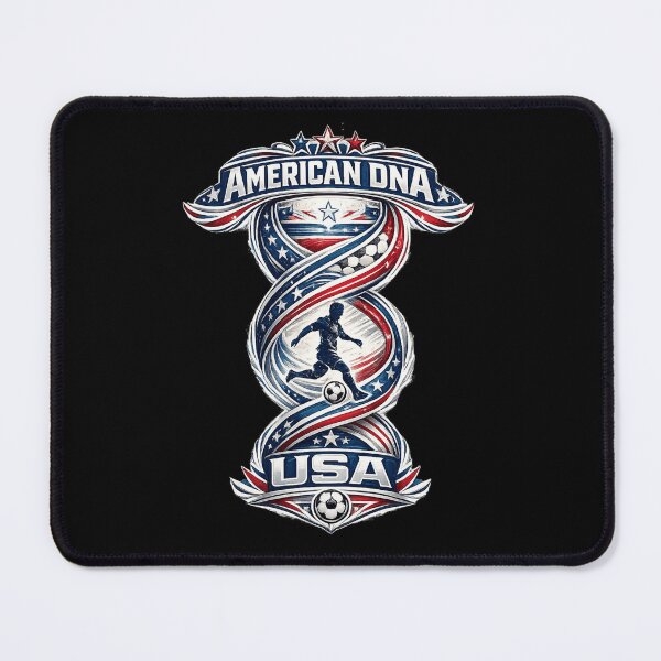 Item preview, American DNA Football T-Shirt | USA Soccer Fan Design designed and sold by Atlas Ink Lab.