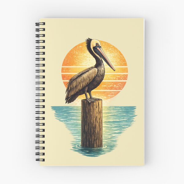 Item preview, Key West Vintage Florida Pelican Sunset designed and sold by piketo.