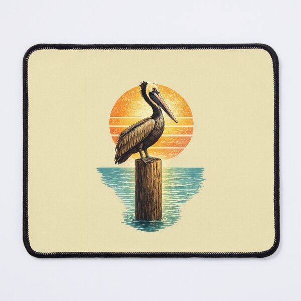 Item preview, Key West Vintage Florida Pelican Sunset designed and sold by piketo.