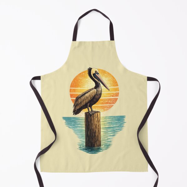 Item preview, Key West Vintage Florida Pelican Sunset designed and sold by piketo.