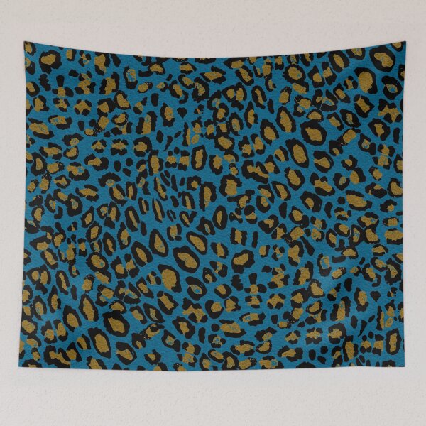 Item preview, Chic Modern Leopard Print - Deep Blue designed and sold by altastudio.