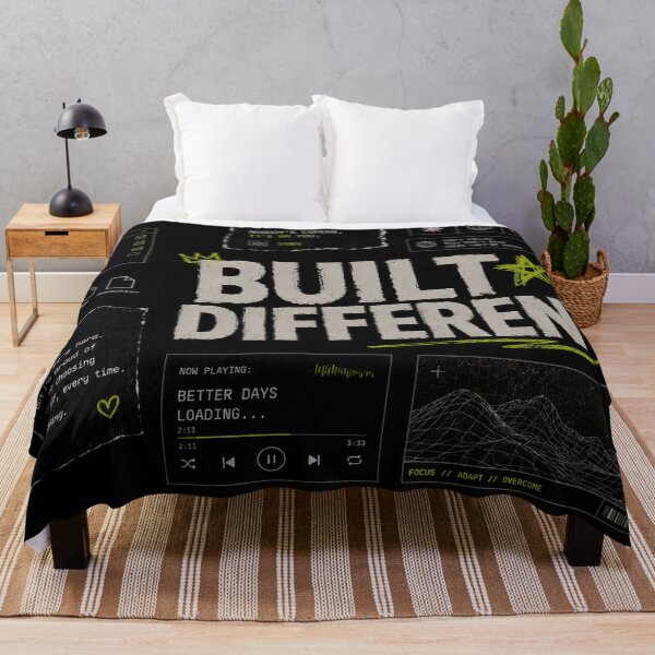 Item preview, Build Different – Dark Motivation Streetwear Graphic Tee designed and sold by NBT-NOVA.