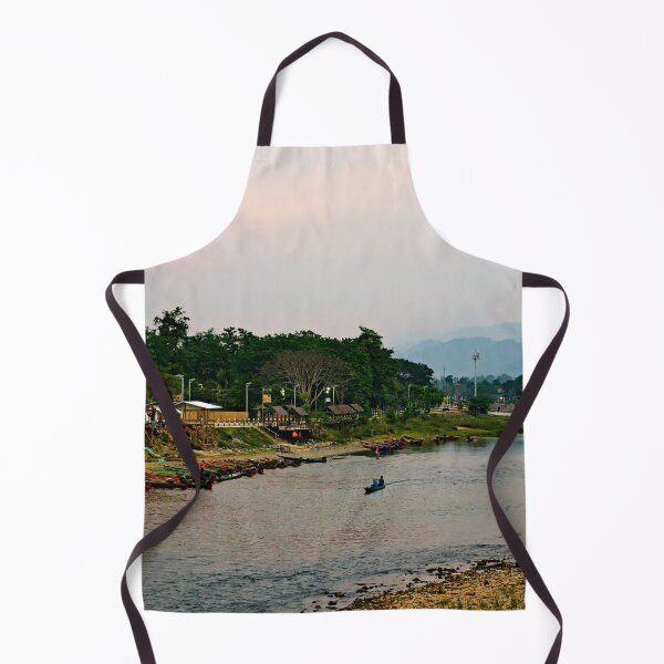 Item preview, A calm atmosphere on the banks of Vang Vieng designed and sold by franck380.