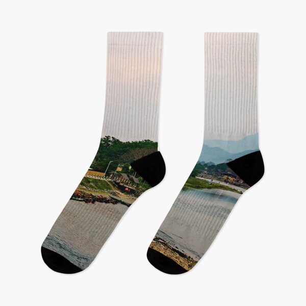 Item preview, A calm atmosphere on the banks of Vang Vieng designed and sold by franck380.