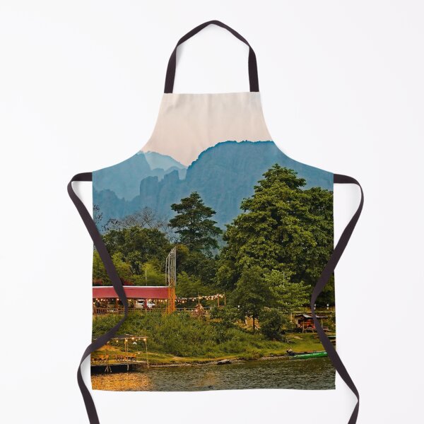 Item preview, Peaceful river in the heart of Vang Vieng designed and sold by franck380.