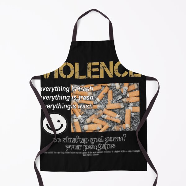 Item preview, Cynical Trash Statement Penguin Humor Item designed and sold by Kartezartion.
