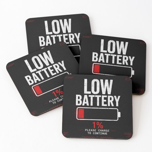 Item preview, Low Battery - Please Charge To Continue designed and sold by KAIGEN7.