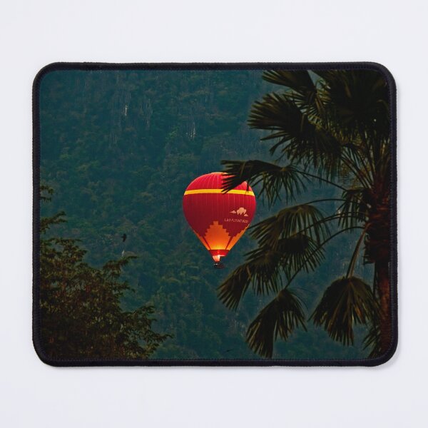 Item preview, A peaceful scene with hot air balloons and nature designed and sold by franck380.