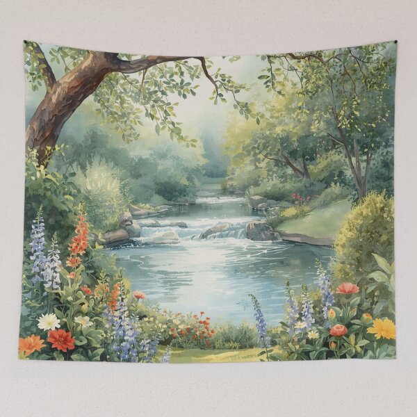 Item preview, Flower Garden Creek designed and sold by SeaStarAlex.