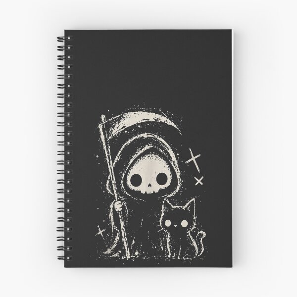 Item preview, Cute Grim Reaper Black Cat Gothic Kawaii Dark Art Tank Top designed and sold by CriseldaBruning.