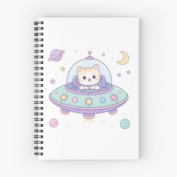 Item preview, Cat in a Space Craft designed and sold by nikkolaus.