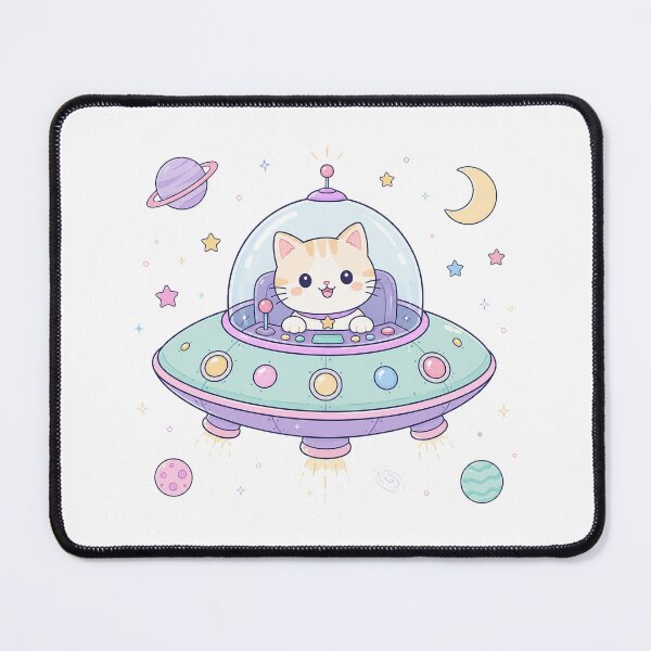 Item preview, Cat in a Space Craft designed and sold by nikkolaus.
