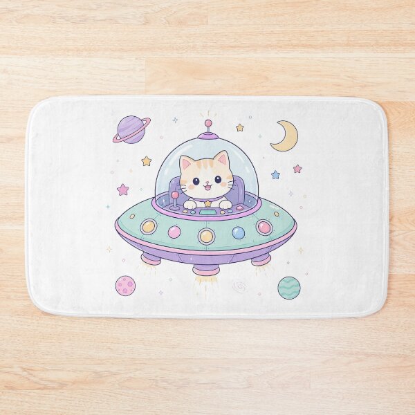 Item preview, Cat in a Space Craft designed and sold by nikkolaus.