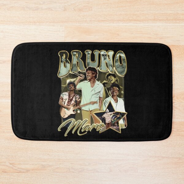 Item preview, Bruno Mars Vintage Gold Lettering Collage designed and sold by Moonpaw-Whimsy.