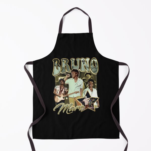 Item preview, Bruno Mars Vintage Gold Lettering Collage designed and sold by Moonpaw-Whimsy.