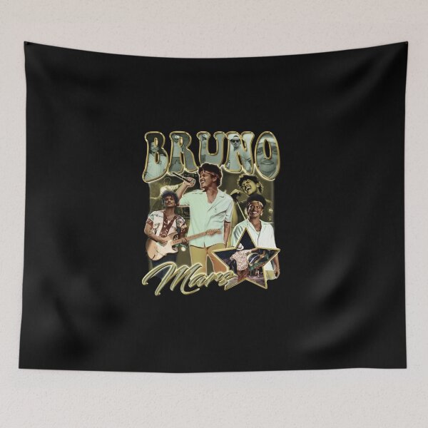 Item preview, Bruno Mars Vintage Gold Lettering Collage designed and sold by Moonpaw-Whimsy.