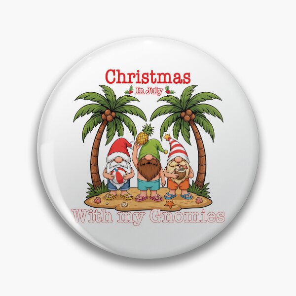 Item preview, Christmas In July Gnomes Vacation designed and sold by QuiteOrbit.